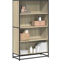 Berkfield Home Bookcase Sonoma Oak 80.5x35x139 cm Engineered Wood in Brown