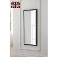 Yearn Mirrors Eternity Full Length Mirror Black Bevelled