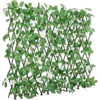 Artificial Ivy Trellis Expandable Green 186x30 cm