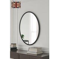 Eternity Contemporary Black Oval Mirror