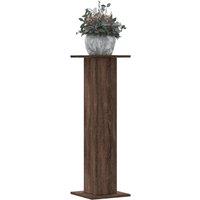Berkfield Home Plant Stands 2 pcs Brown Oak 30x30x95 cm Engineered Wood | Size: 30 x 30 x 95 cm
