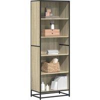 Berkfield Home Bookcase Sonoma Oak 60x35x170.5 cm Engineered Wood in Brown