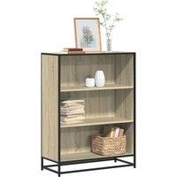 Berkfield Home Book Cabinet Sonoma Oak 80.5x35x107.5 cm Engineered Wood in Brown