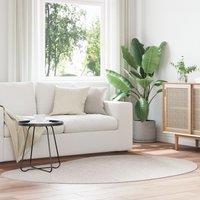 Area Rug Sand 140x200 cm Polyester Non-Slip