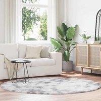 Berkfield Home Shaggy Rug High Pile NAVARRA Light Grey 200x200 cm Polyester | Size: Medium