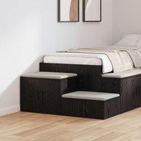Storage Cabinet Black 127x41x40 cm Engineered Wood