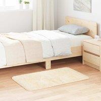 Berkfield Home Shaggy Rug High Pile NAVARRA Cream 60x100 cm Polyester | Size: Medium