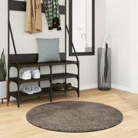 Rug ISTAN High Pile Shiny Look Grey v 100 cm