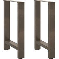 Coffee Table Legs Natural Steel 2 pcs 50x(72-73) cm Steel