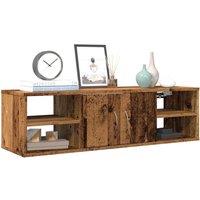 Berkfield Home Wall Cabinet Old Wood 101x30x29 cm Engineered Wood in Brown | Size: 101 x 30 x 29 cm