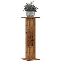 Plant Stands 2 pcs Old Wood 30x30x95 cm Engineered Wood
