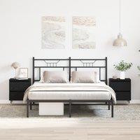 Berkfield Home Bedside Cabinets 2 pcs Black Oak 40x35x50 cm Engineered Wood | Size: 40 x 35 x 50 cm