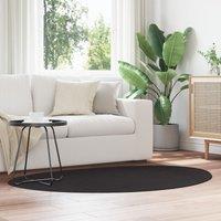 Berkfield Home Rug "HUARTE" Short Pile Soft & Washable Black 120x170 cm | Size: Medium