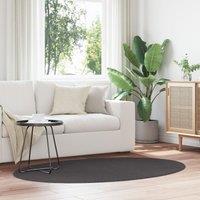 Berkfield Home Rugs Anthracite Polyester 100 x 200 cm Accent Rug Rectangular | Size: Medium