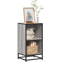 Berkfield Home Book Cabinet Grey Sonoma 40x35x76 cm Engineered Wood | Size: 40 x 35 x 76 cm