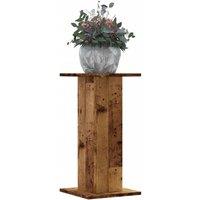 Berkfield Home Plant Stands 2 pcs Old Wood 30x30x60 cm Engineered Wood in Brown | Size: 30 x 30 x 60 cm