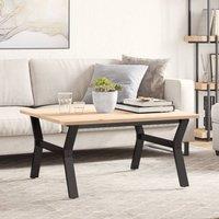 Berkfield Home Coffee Table Legs Y-Frame 80x70x43 cm Steel in Black | Size: 80 x 70 x 43 cm