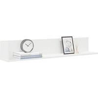 Berkfield Home Wall Shelves 2 pcs White 100x16.5x16.5 cm Engineered Wood