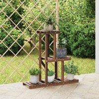 Flower Stand 81x25x75.5 cm Solid Wood Fir
