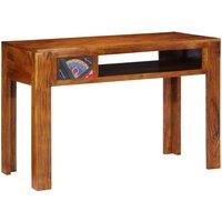 Berkfield Home Desk 110x50x73 cm Solid Wood Acacia in Brown | Size: 110 x 50 x 73 cm