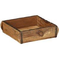 Berkfield Home Trays 4 pcs 31x29x10 cm Solid Wood Reclaimed in Brown | Size: 31 x 29 x 10 cm