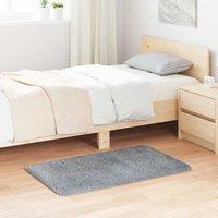 Berkfield Home Shaggy Rug High Pile NAVARRA Silver Grey 60x100 cm Polyester | Size: Medium