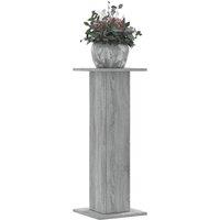 Plant Stands 2 pcs Grey Sonoma 30x30x80 cm Engineered Wood