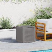 Berkfield Home Garden Storage Box Light Grey 55x53x57 cm PP | Size: 55 x 53 x 57 cm