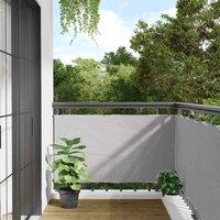 Balcony Privacy Screen Grey 600x120 cm PVC
