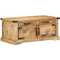 Coffee Table 90x50x40 cm Solid Wood Rough Mango