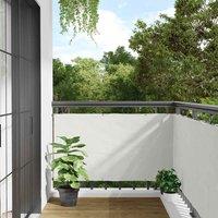 Berkfield Home Balcony Privacy Screen White 500x75 cm PVC