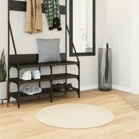 Berkfield Home Rug HUARTE Short Pile Soft & Washable Cream 80 cm | Size: Medium