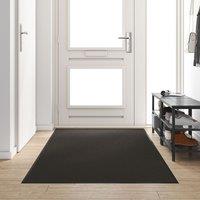Washable Black Doormat 120x250 cm