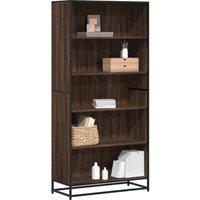 Berkfield Home Bookcase Brown Oak 80.5x35x170.5 cm Engineered Wood