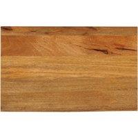 Berkfield Home Table Top Live Edge 40x30x2.5 cm Solid Wood Mango in Brown