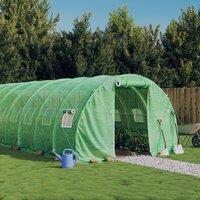 Greenhouse with Steel Frame Green 30 m? 10x3x2 m