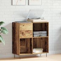Berkfield Home Media Cabinet Artisan Oak 84.5x38x90 cm Engineered Wood in Brown