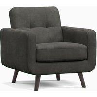 Kendal Back Antelope Boxed Arm Single Seater Armchair