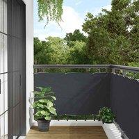 Berkfield Home Balcony Privacy Screen Anthracite 600x75 cm PVC