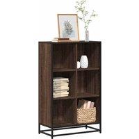 Berkfield Home Book Cabinet Brown Oak 65.5x33x107.5 cm Engineered Wood
