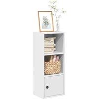 Berkfield Home Bookcase White 31x24x77 cm Engineered Wood | Size: 31 x 24 x 77 cm