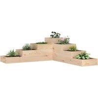Garden Planter 4-Tier 106x104.5x36 cm Solid Wood Pine