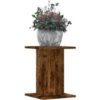 Plant Stands 2 pcs Smoked Oak 30x30x40 cm Engineered Wood