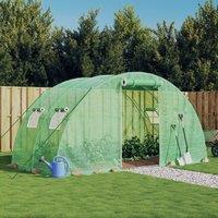 Berkfield Home Greenhouse with Steel Frame Green 8 m≤ 4x2x2 m