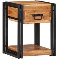 Nightstand 40x35x50 cm Solid Acacia Wood