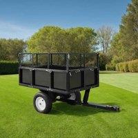 Berkfield Home Tipping Trailer for Lawn Mower 300 kg Load