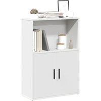 Berkfield Home Bookcase White 60x24x85 cm Engineered Wood | Size: 60 x 24 x 85 cm