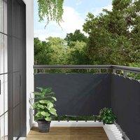 Berkfield Home Balcony Privacy Screen Anthracite 400x90 cm PVC