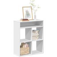 Berkfield Home Book Cabinet White 66x31x80 cm Engineered Wood | Size: 66 x 31 x 80 cm