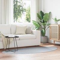 Berkfield Home Rug "HUARTE" Short Pile Soft & Washable Grey 100x200 cm | Size: Medium